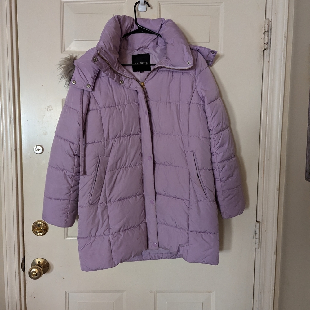 Talbots Lilac Alternative Down Jacket - image 1
